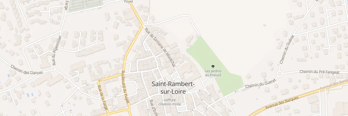 Plan du 14 Rue de Simiane de Montchal à Saint-Just-Saint-Rambert