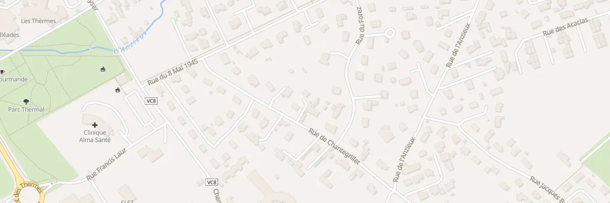 Plan du 177 Rue de Chantegrillet à Montrond-les-Bains