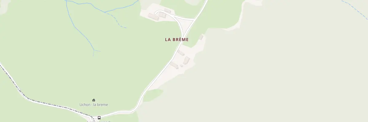 Plan du 5080 La Brême à Uchon