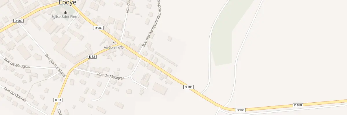 Plan du 21 Rue du Lt Alexandre à Époye