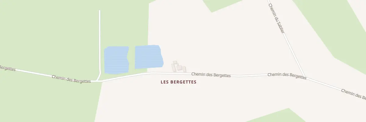 Plan du 1210 Che des Bergettes à Veauchette