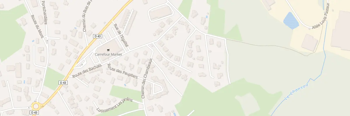 Plan du 13 Rue de la Fraternité à Sainte-Sigolène