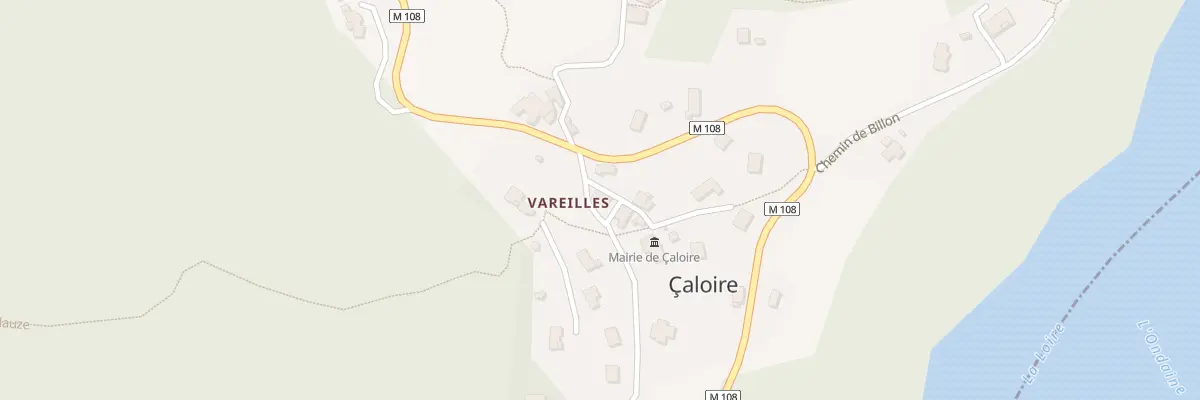 Plan du 1 Che des Cavettes à Caloire