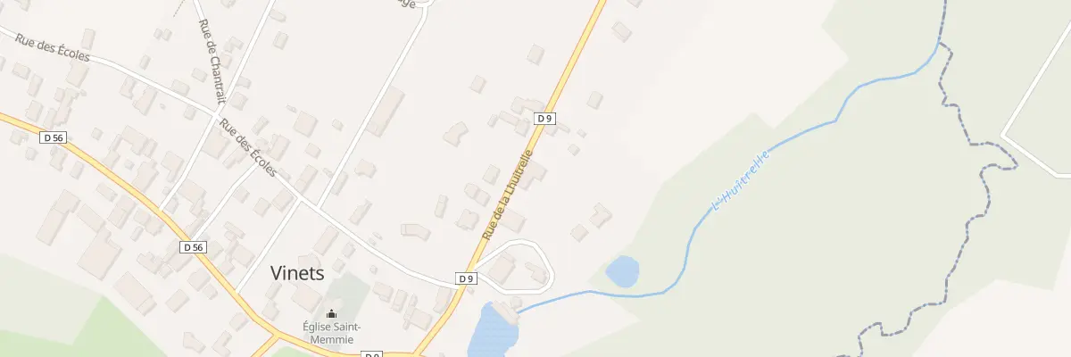Plan du 8 Rue de la Lhuitrelle à Vinets