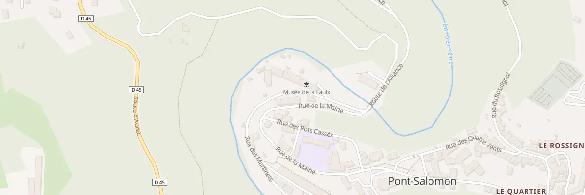 Plan du 13 Rue de la Mairie à Pont-Salomon