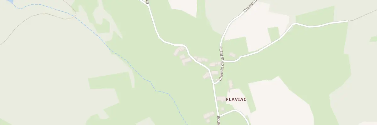 Plan du 5058 Flaviac à Chenereilles