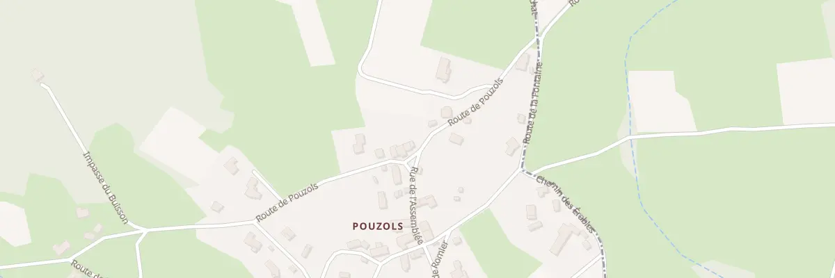 Plan du 975 Rte de Pouzols à Saint-Jeures