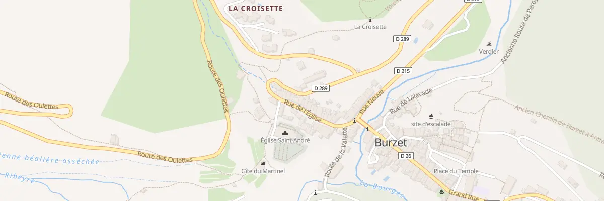 Plan du 5336 Le Village Ouest à Burzet