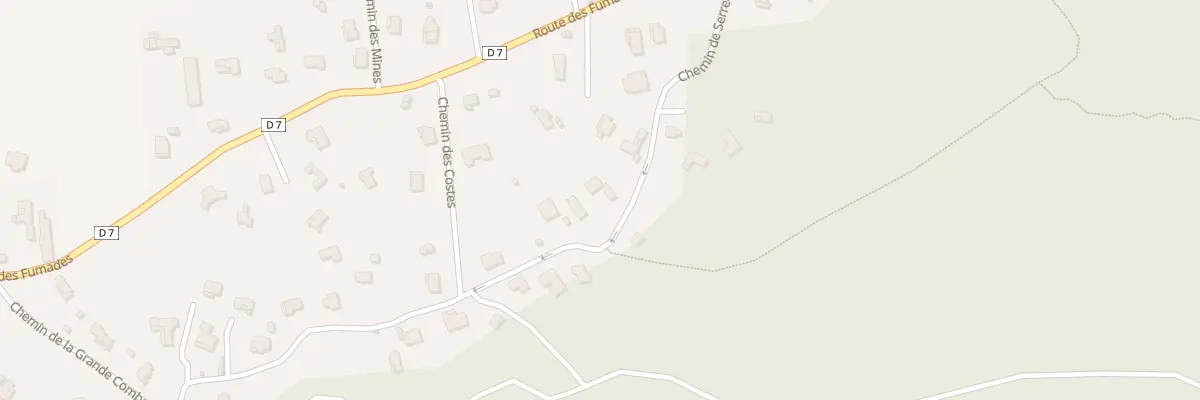 Plan du 314 Che de Serre Courry à Brouzet-lès-Alès