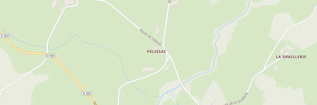 Plan du 5118 Pelissac à Chenereilles