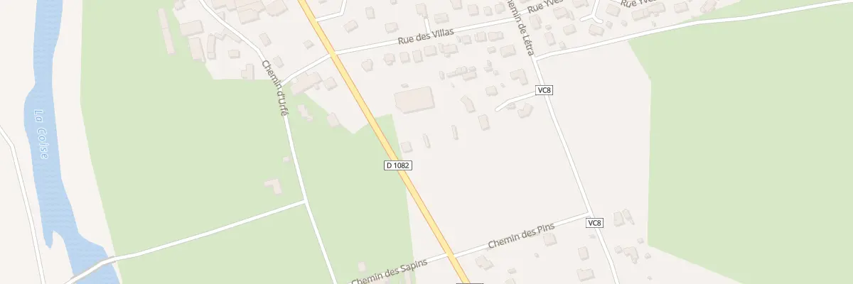 Plan du 841 Rte de Saint Etienne à Montrond-les-Bains