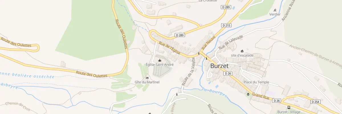 Plan du 5355 Le Village Ouest à Burzet