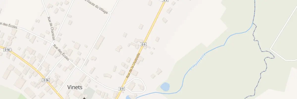 Plan du 10 Rue de la Lhuitrelle à Vinets