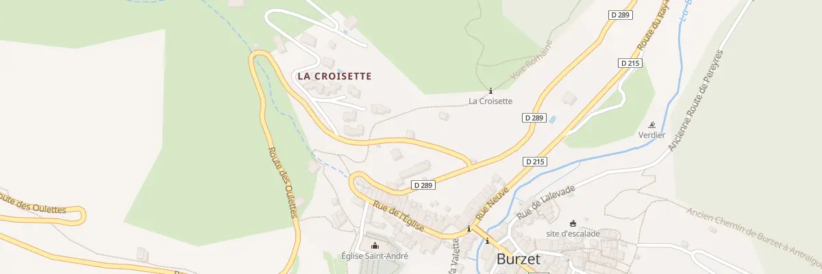Plan du 5371 Le Village Ouest à Burzet