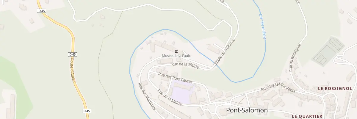 Plan du 17 Rue de la Mairie à Pont-Salomon
