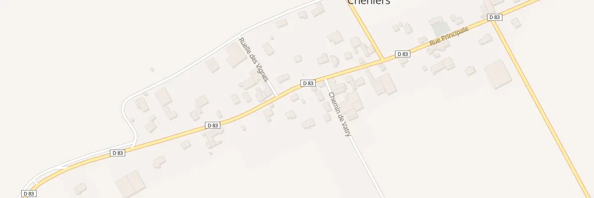 Plan du 43 Rue Principale à Cheniers