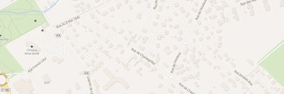 Plan du 247 Rue de Chantegrillet à Montrond-les-Bains