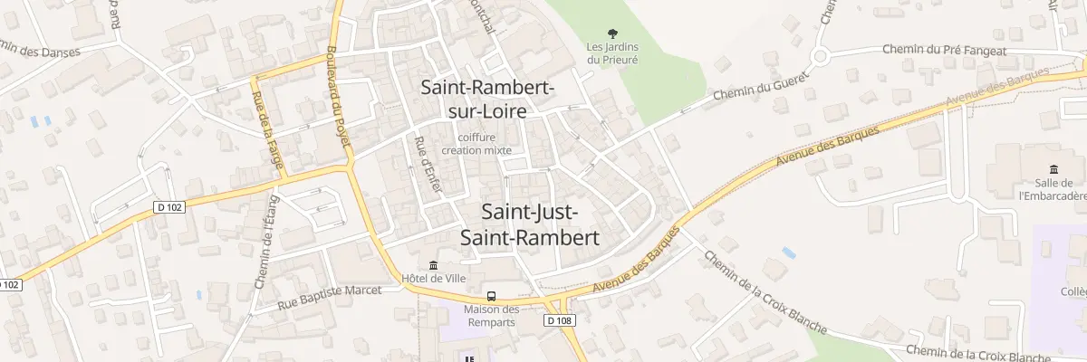 Plan du 13 Rue Sauzéa à Saint-Just-Saint-Rambert