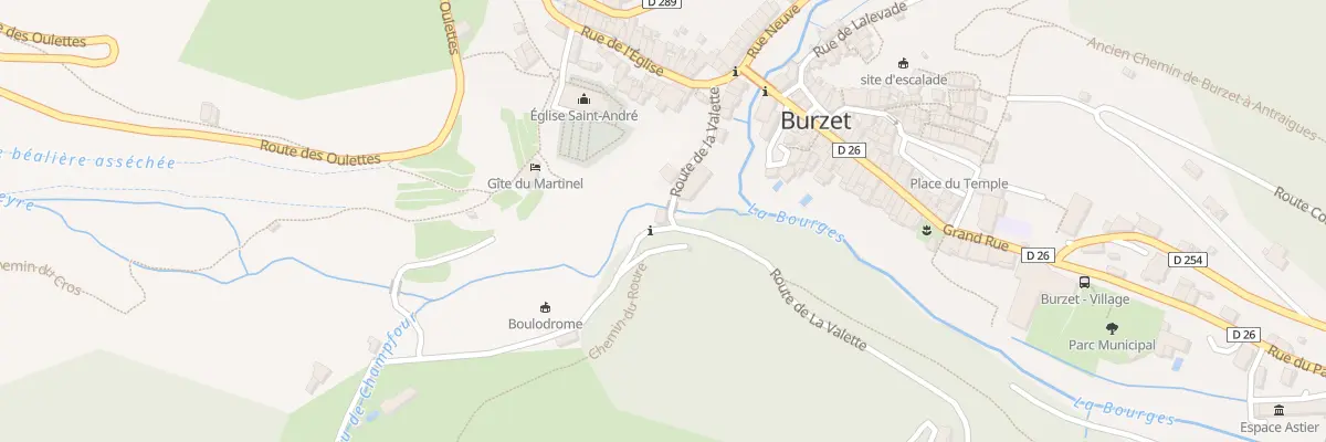 Plan du 5201 Le Village à Burzet