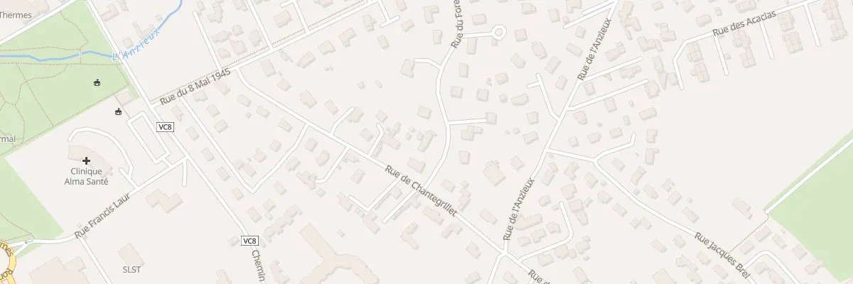 Plan du 232 Rue du Forez à Montrond-les-Bains