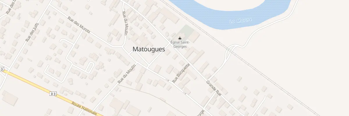 Plan du 17 Gr Grande Rue à Matougues