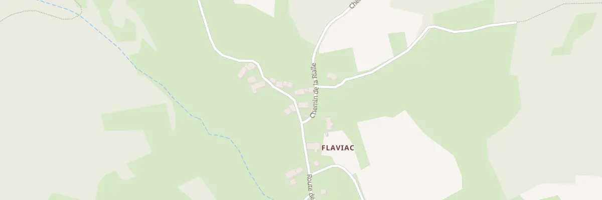Plan du 5053 Flaviac à Chenereilles