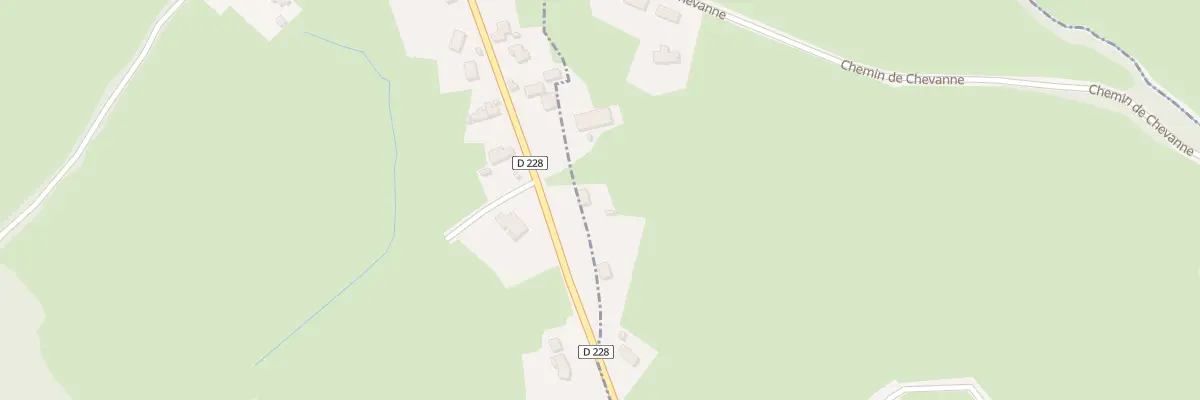 Plan du 2800 Rte de Mesvres à Mesvres