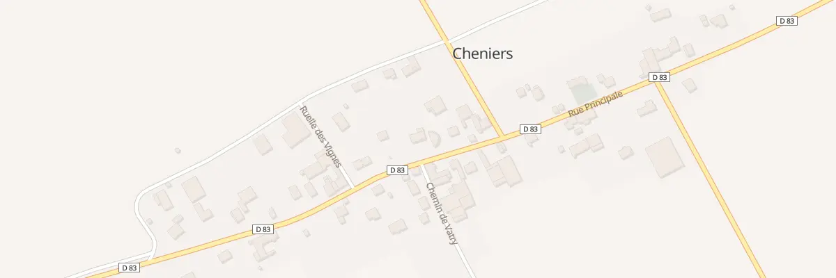 Plan du 38 Rue Principale à Cheniers