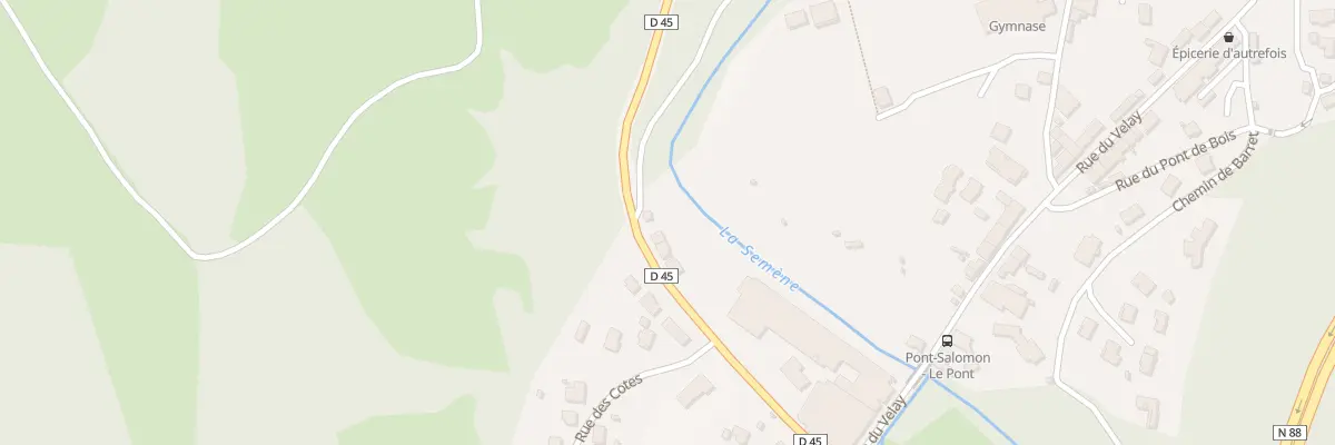 Plan du 10 Rte d’Aurec à Pont-Salomon