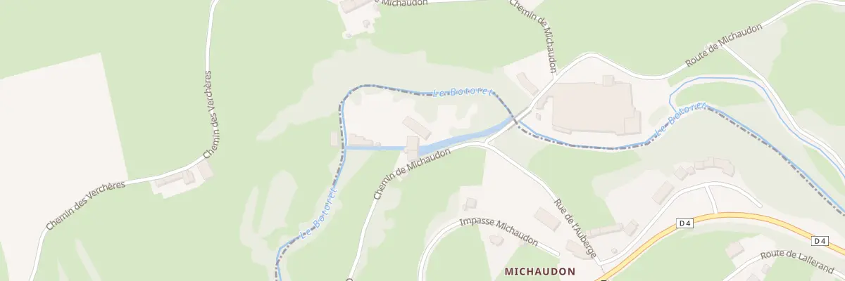 Plan du 635 Che de Michaudon à Maizilly