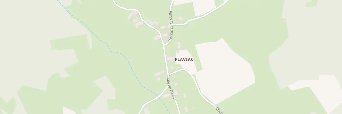 Plan du 5051 Flaviac à Chenereilles