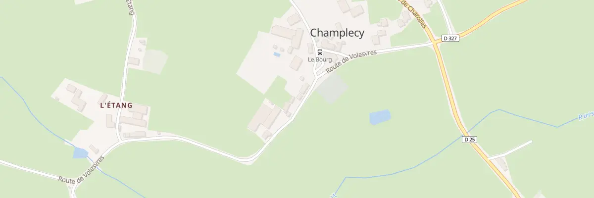 Plan du 270 Rte de Volesvres à Marcilly-la-Gueurce