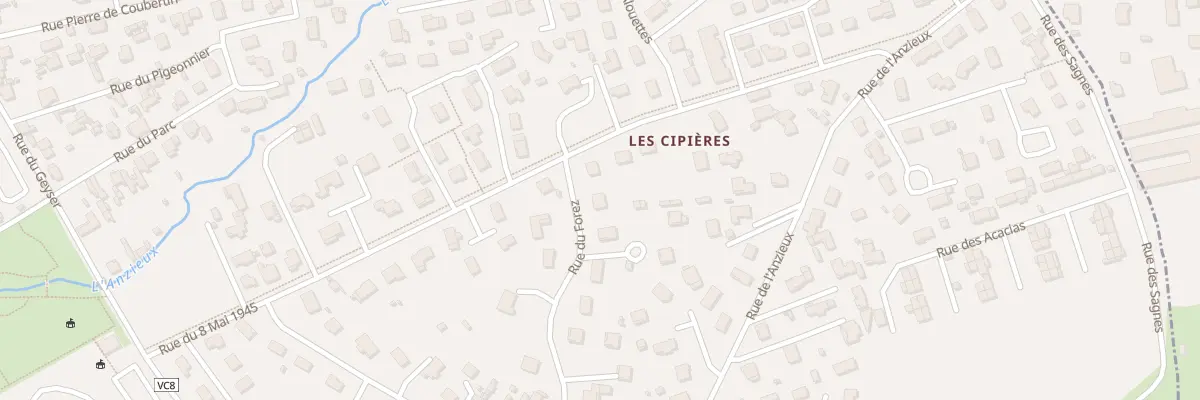Plan du 41 Rue du Forez à Montrond-les-Bains