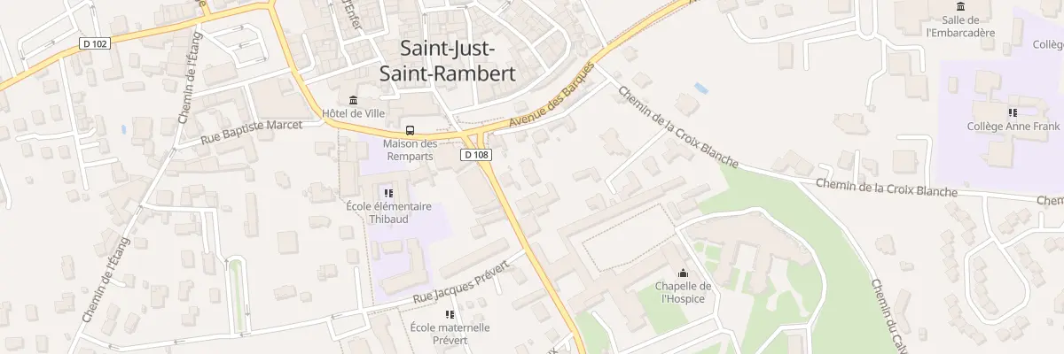 Plan du 5B Rte de Chambles à Saint-Just-Saint-Rambert