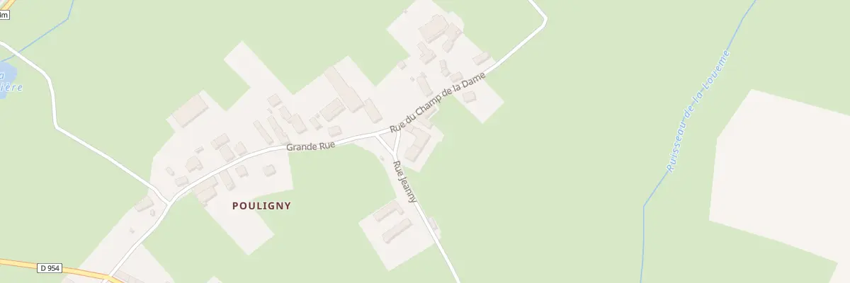 Plan du 2B Rue du Champ de la Dame à Torcy-et-Pouligny