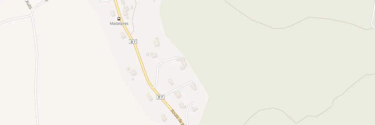 Plan du 1268 Rte de Barjac à Navacelles
