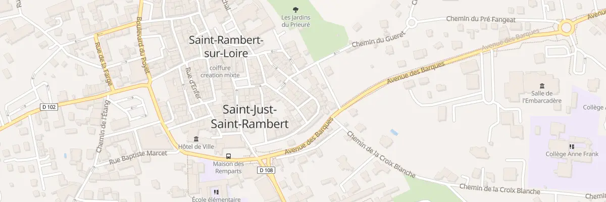 Plan du 1 Rue Traversière à Saint-Just-Saint-Rambert