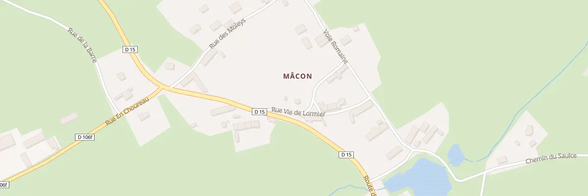 Plan du 1 Rue de la Croix de Macon à Saint-Martin-de-la-Mer