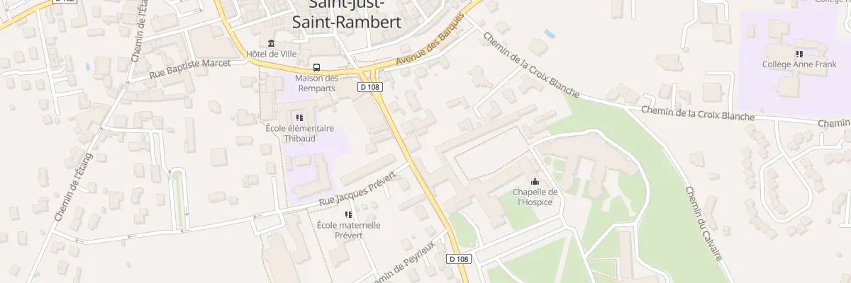 Plan du 9 Rte de Chambles à Saint-Just-Saint-Rambert