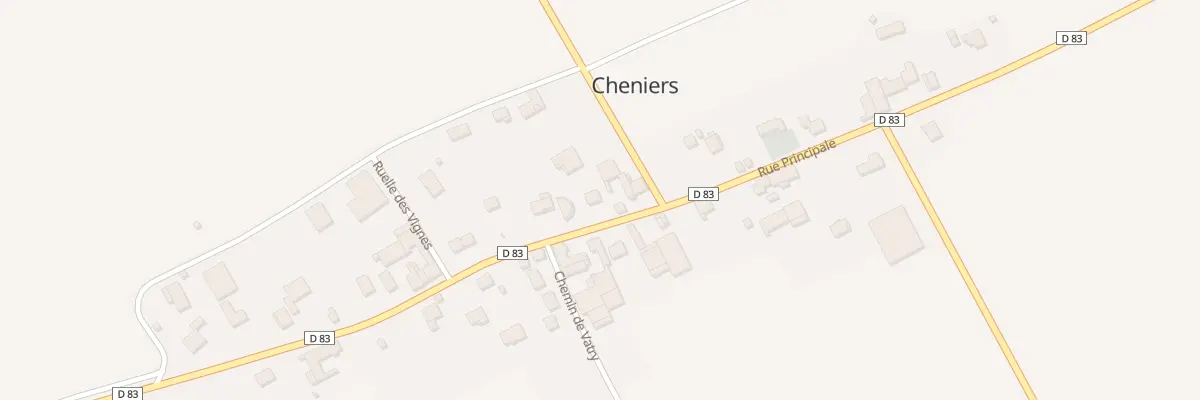 Plan du 32 Rue Principale à Cheniers