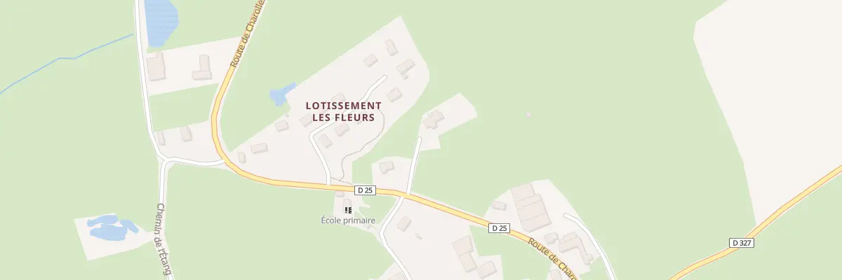 Plan du 2275 Rte de Charolles à Champlecy
