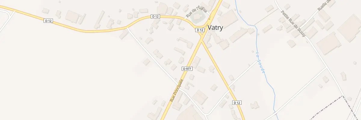 Plan du 12 Rue Principale à Vatry