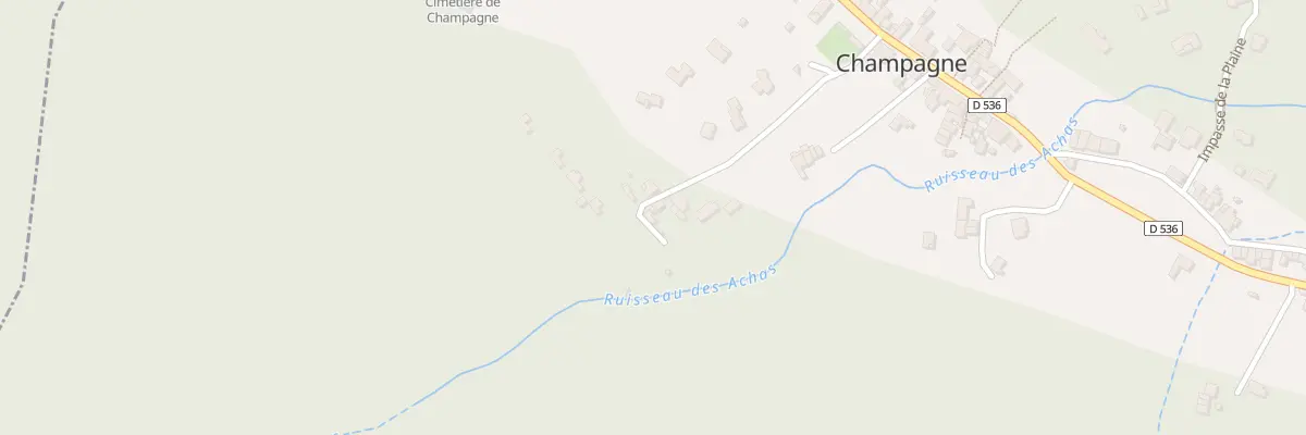 Plan du 233B Imp de Beraudin à Meyras