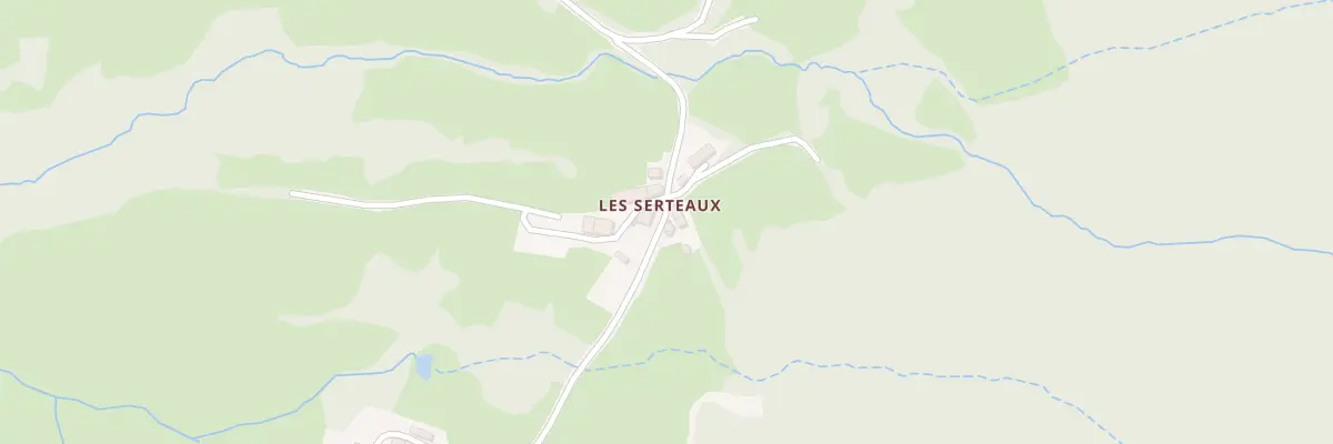 Plan du 5081 Les Serteaux à Uchon