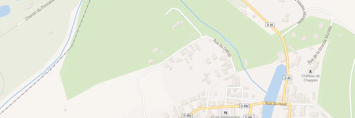 Plan du 29 Rue du Defois à Chappes