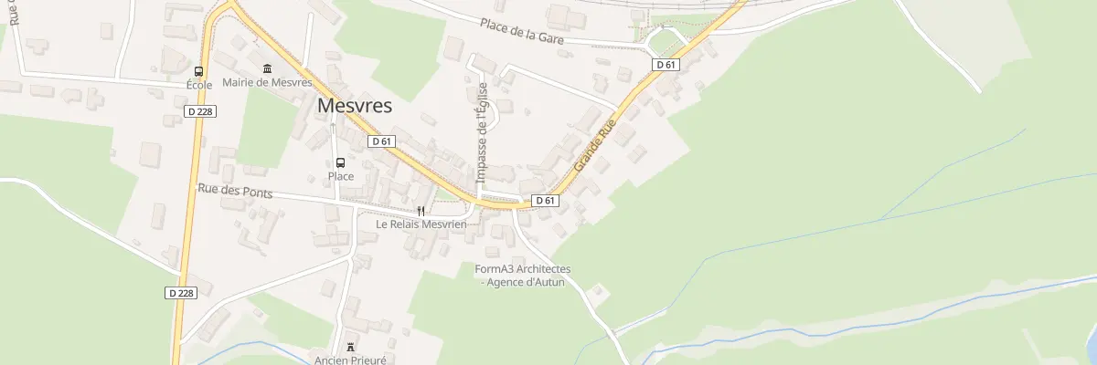 Plan du 37 Gr Grande Rue à Mesvres