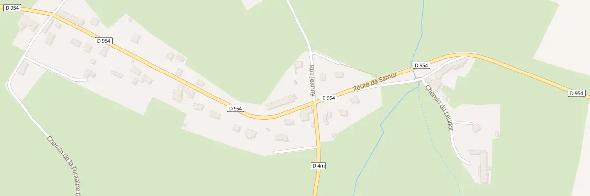 Plan du 17 Rte de Semur à Torcy-et-Pouligny