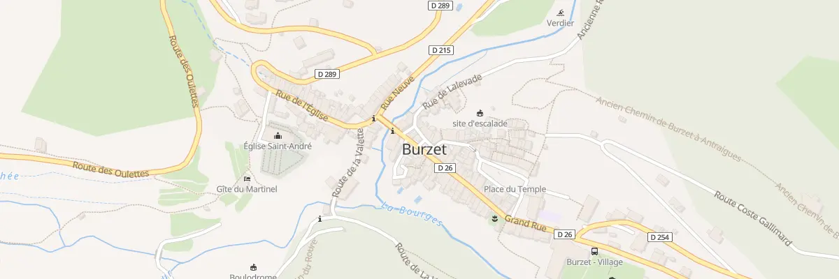 Plan du 5310 Le Village à Burzet