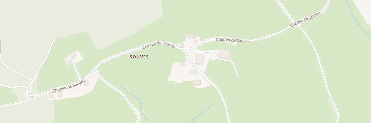 Plan du 5117 Souves à La Tagnière