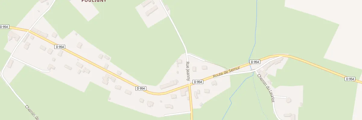 Plan du 2 Rue Jeanny à Torcy-et-Pouligny